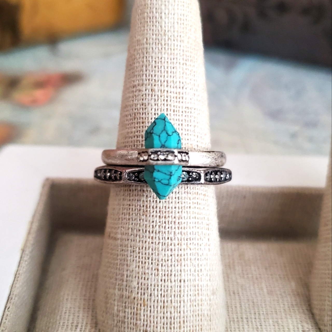 Medina Turquoise Stackable Rings
